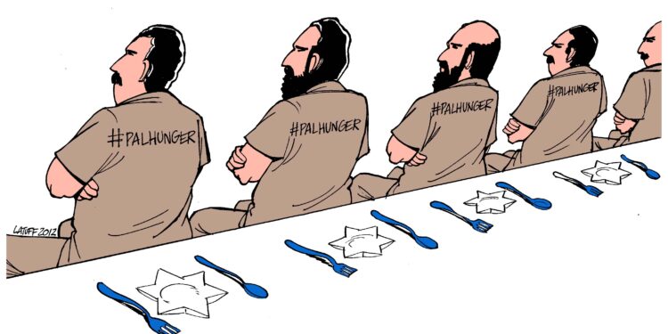 صہیو نی جیل میں فلسطینی کی بھوک ہڑتال 108ویں روز میں داخل