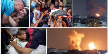 غزہ پر اسرائیلی فضائیہ کے حملے، خواتین بچوں سمیت دس سے زائد شہید ، متعدد زخمی