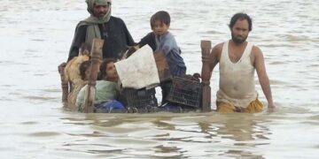 پاکستان میں سیلاب کی تباہ کاریوں پر حماس کاظہار یکجہتی