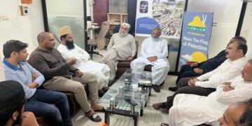 فلسطین کاز کے لئے جدوجہد جاری رکھیں گے, سرپرست کمیٹی فلسطین فاؤنڈیشن پاکستان