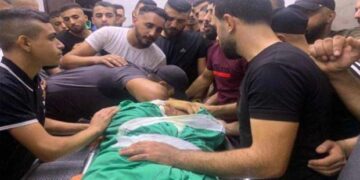 صہیونی فوج کی فائرنگ سے زخمی فلسطینی شہید ہوگیا