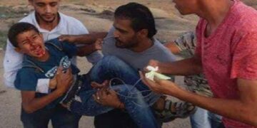 صہیونی فوج کی فائرنگ سے چودہ سالہ فلسطینی بچہ زخمی