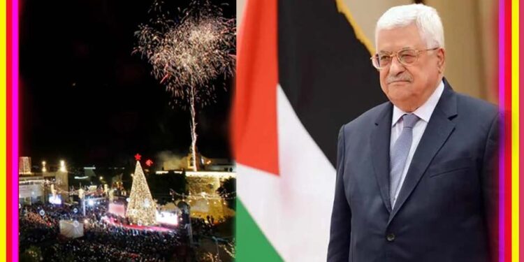 بیت لحم: فلسطینی صدر کی کرسمس کی تقریب میں شرکت