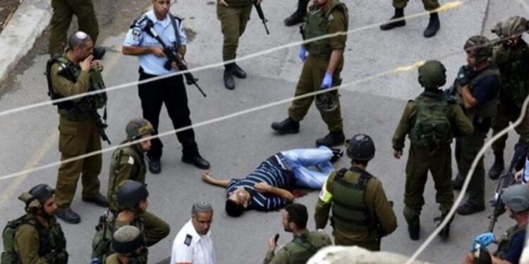 صیہونی فوجی نے 22 سالہ فلسطینی نوجوان کو سرعام گولیاں مار کر شہید کردیا