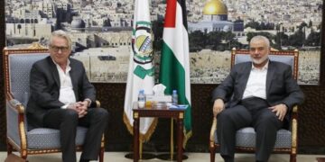 دوحہ: اسماعیل ھنیہ کی اقوام متحدہ کےنمائندہ خصوصی سے ملاقات