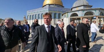 یورپی یونین کے وفد نے مسجد اقصیٰ کا دورہ