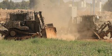 غزہ: صیہونی فوج نے زرعی زمین ہموارکردی، کھڑی فصلیں تباہ