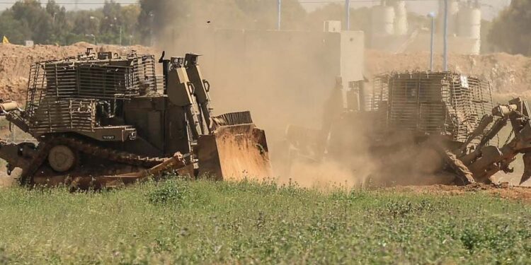 غزہ: صیہونی فوج نے زرعی زمین ہموارکردی، کھڑی فصلیں تباہ