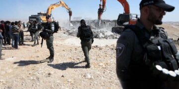 صہیونی فوج کے ہاتھوں فلسطینیوں کےمزید پانچ مکانات مسمار