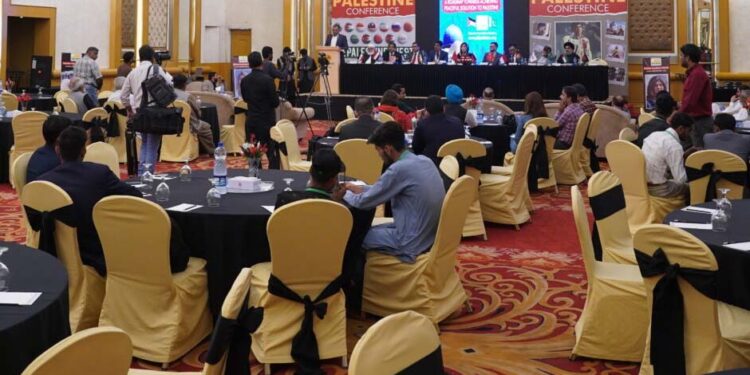 مسئلہ فلسطین کا منصفانہ حل فلسطینی عوام کی آزادی آزاد فلسطینی ریاست کا قیام ہے، عالمی فلسطین کانفرنس سے مقررین کا خطاب