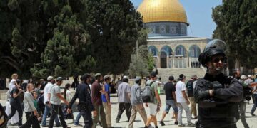 شرپسند صیہونی آبادکاروں کا مسجد الاقصیٰ پر دھاوا