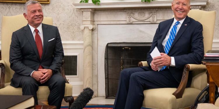 جو بائیڈن سے شاہ اردن کی ملاقات، قبلہ اول کے حوالے سے صیہونی موقف مسترد