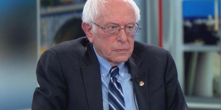 نسل پرست اسرائیل کی امریکی امداد فوری بند ہونا چاہئے، برنی سینڈرز