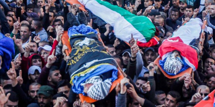 دس روز کے دوران 9 فلسطینی شہید درجنوں زخمی اور متعدد گرفتار