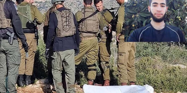 صیہونی آبادکار کے ہاتھوں فلسطینی نوجوان شہید