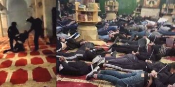 صہیونی فوج کانماز تراویح کے دوران مسجد اقصیٰ پر دھاوا، فائرنگ اور شیلنگ، درجنوں گرفتار،متعدد زخمی