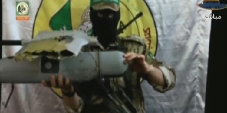 القسام بریگیڈز نے صہیونی ڈرون مار گرایا،ویڈیو بھی جاری