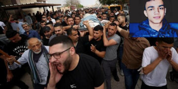 صہیونی فوج کی فائرنگ ،15 سالہ فلسطینی بچہ شہید