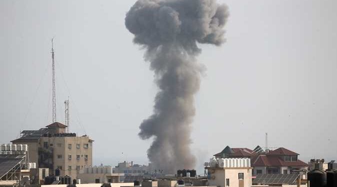 دوسرے دن بھی صہیونی فورسز کی غزہ پر بمباری