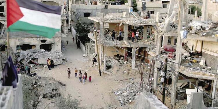 غزہ: حالیہ صیہونی دہشتگردی سے ڈھائی ہزار سے زائد فلسطینی بے گھر