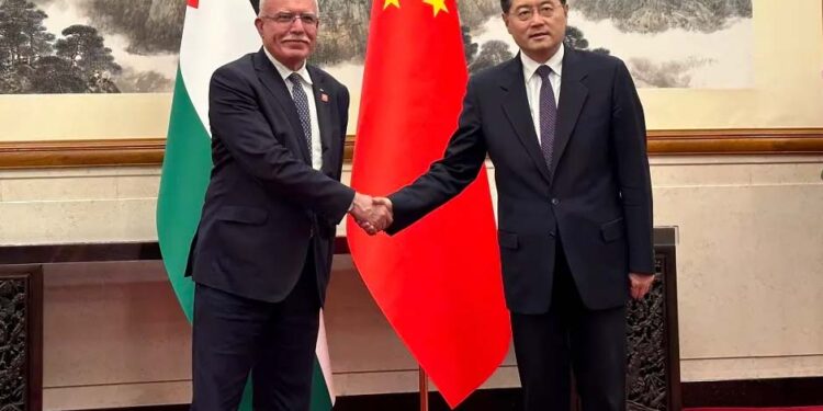 چین کے لئے مسئلہ فلسطین اہمیت کا حامل ہے، امن کیلئے حمایت جاری رہے گی، چین