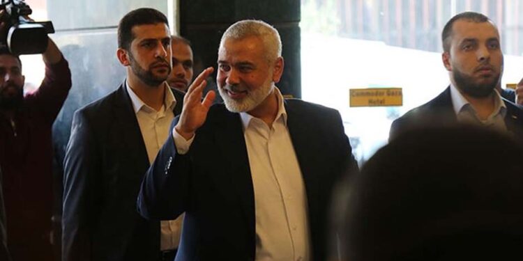 اسماعیل ھنیہ کی سربراہی میں حماس کے وفد کی قاہرہ آمد