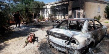 فلسطینی گاؤں “ام صفا“ جس  کو صیہونی آباد کاروں نے تباہ کردیا