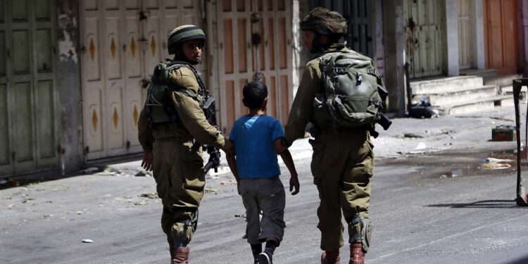 نابالغ فلسطینی بچوں کو قید کرنے کا بل کنیسٹ میں پیش