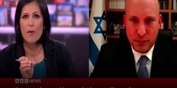 بی بی سی کی اینکر نے سابق صیہونی وزیراعظم کو لائیو شو میں ذلیل کردیا