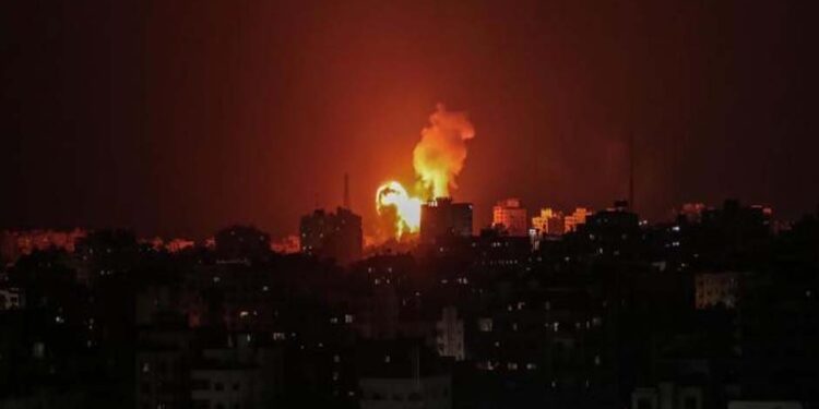 جنین سے انخلاء کے بعد صیہونی فوج کی غزہ پر بمباری