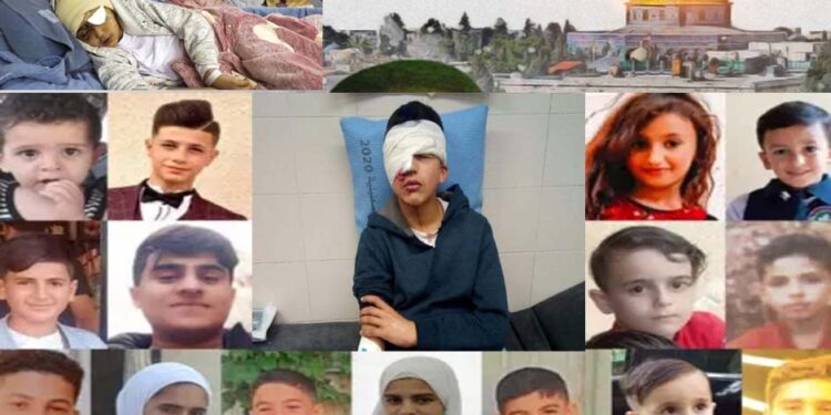 صیہونی فوج فلسطینی بچوں کو دانستہ نشانہ بنا رہی ہے، دی ڈیفینس فار چلڈرن موومنٹ