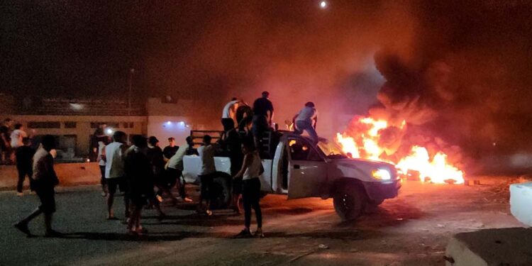 صہیونی وزیر سے خفیہ ملاقات، لیبیا میں احتجاجی مظاہرے جاری