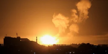 غاصب صیہونی فوج کی غزہ پر ایک بار پھر بمباری، ایک شہید 28 زخمی