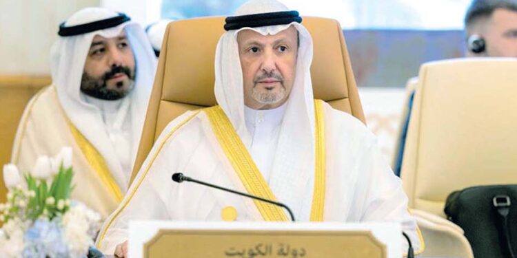 مسئلہ فلسطین عرب خطے کا سرفہرست مسئلہ ہے، کویتی وزیرخارجہ