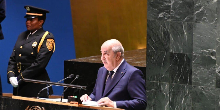 الجزائر کا فلسطین کو اقوام متحدہ کی مستقل رکنیت دینے کا مطالبہ