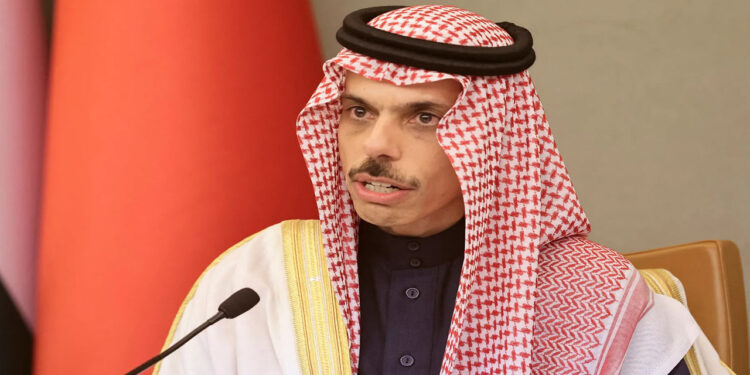 فلسطین اور اسرائیل کے درمیان دو ریاستی حل کے لئےاقدامات کررہے ہیں، سعودی وزیر خارجہ