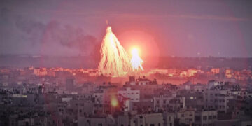 صیہونی ریاست کی جانب سے غزہ پر ممنوعہ وائٹ فاسفورس کے استعمال کی تصدیق