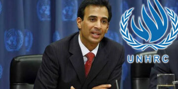 امریکی وزیرخارجہ کی تقریر کے دوران لوگوں کو احتجاج غزہ جنگ بندی کا مطالبہ