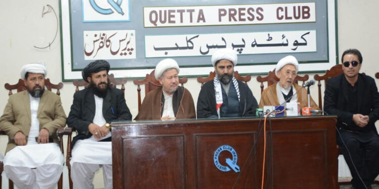 امریکہ غزہ پر جارحیت بند کرے: فلسطین فاؤنڈیشن کوئٹہ پریس کانفرنس