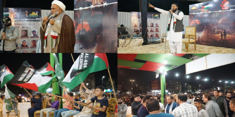 فلسطین فاؤنڈیشن پاکستان کے مرکز فلسطین کیمپ کا آغاز ہو گیا