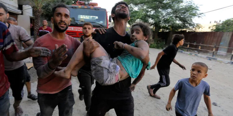 صیہونی فوج کی غزہ پر وحشیانہ بمباری جاری، خواتین اور بچوں سمیت 240 فلسطینی شہید