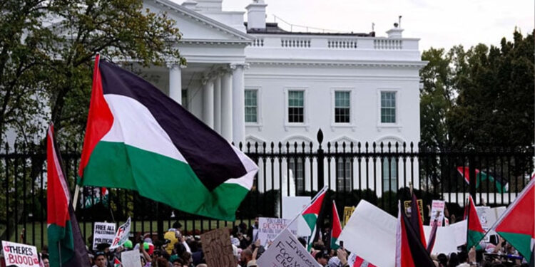 دنیا بھر میں اسرائیل کے خلاف مظاہرے، بائیڈن انتظامیہ کے ملازمین بھی سڑکو پر آگئے
