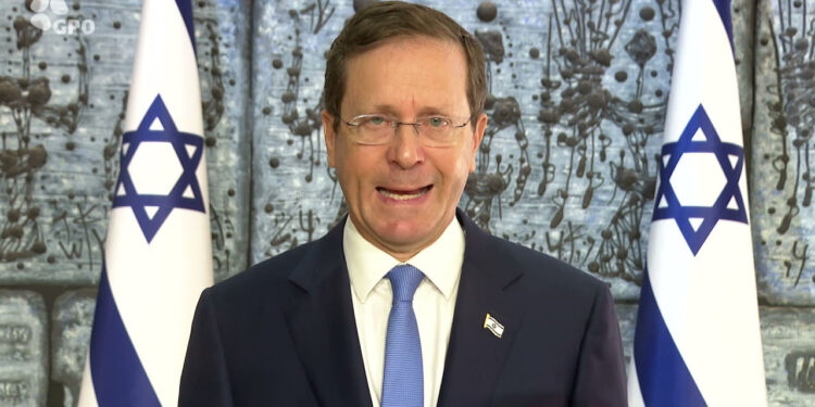 بین الاقوامی نفرت کے بعد صیہونی صدرنے بیان ہی بدل دیا