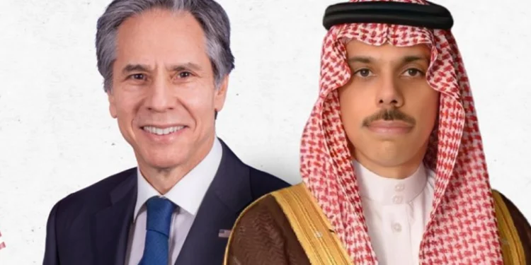 غزہ کی صورتحال پر سعودی وزیرخارجہ سے امریکی  ہم منصب کا رابطہ