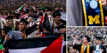 مشی گن یونیورسٹی کی تقریب اسناد: اسرائیل کے خلاف احتجاج  ،متعدد طلبہ گرفتار