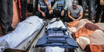 غزہ: صیہونی دہشتگردی میں مزید 5 صحافی شہید، مجموعی تعداد 158ہوگئی