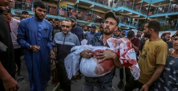 غزہ: اونروا کے اسکول پر دوبارہ اسرائیلی بمباری، قطر کی شدید الفاظ میں مذمت