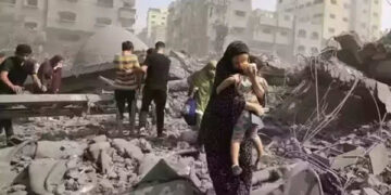 غزہ پر اسرائیلی دہشت گردی کے 315 دن: شہداء کی تعداد 40،988 ہوگئی