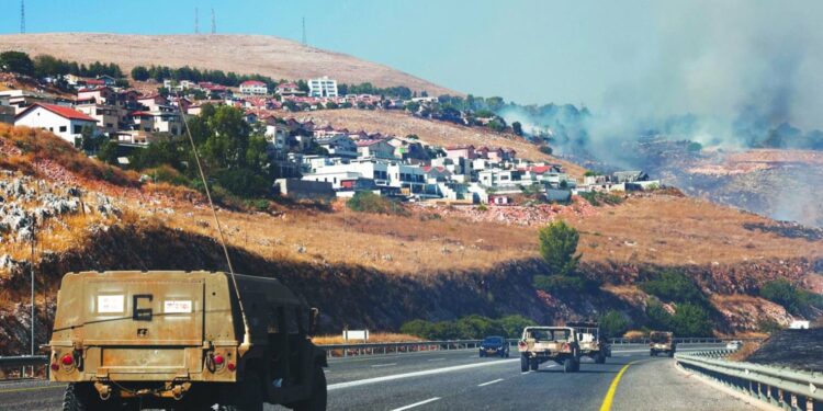 تل ابیب: حزب اللہ کا اسرائیلی ملٹری انٹیلی جنس بیس پر حملہ