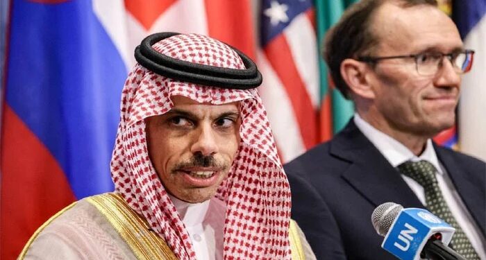 سعودی عرب غزہ میں جنگ بندی کے لئے ہر ممکن اقدام کرے گا ،فیصل بن فرحان